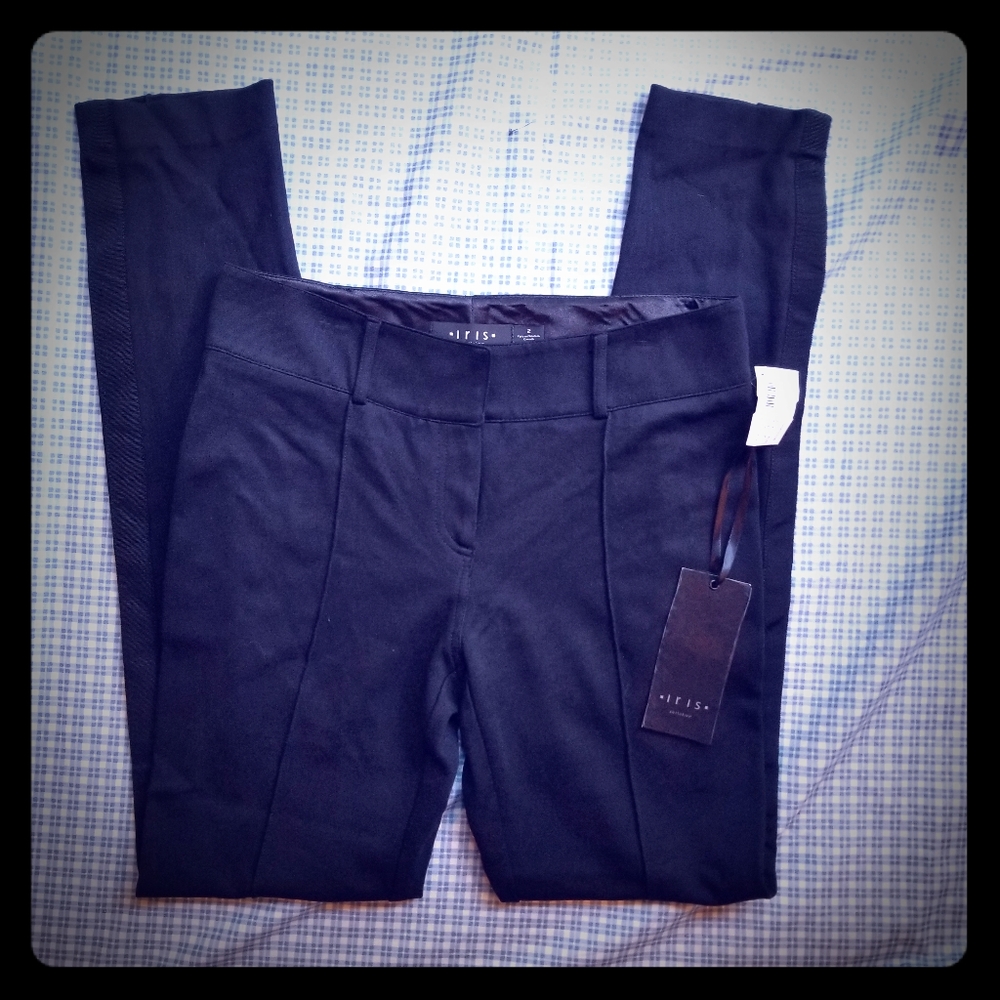 NWT Iris Setlakwe straight leg stretch dress pants